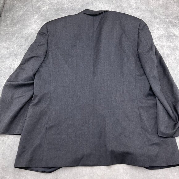 Canali Blazer Men 44 Gray Classic‎ Career Suit Jacket Pure Wool  Italy VTG - Picture 8 of 13